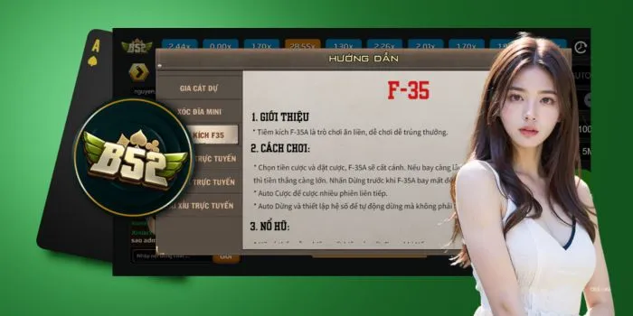 Hướng dẫn cách chơi tiêm kích B52 để lãi to Hướng dẫn cách chơi tiêm kích B52 để lãi to